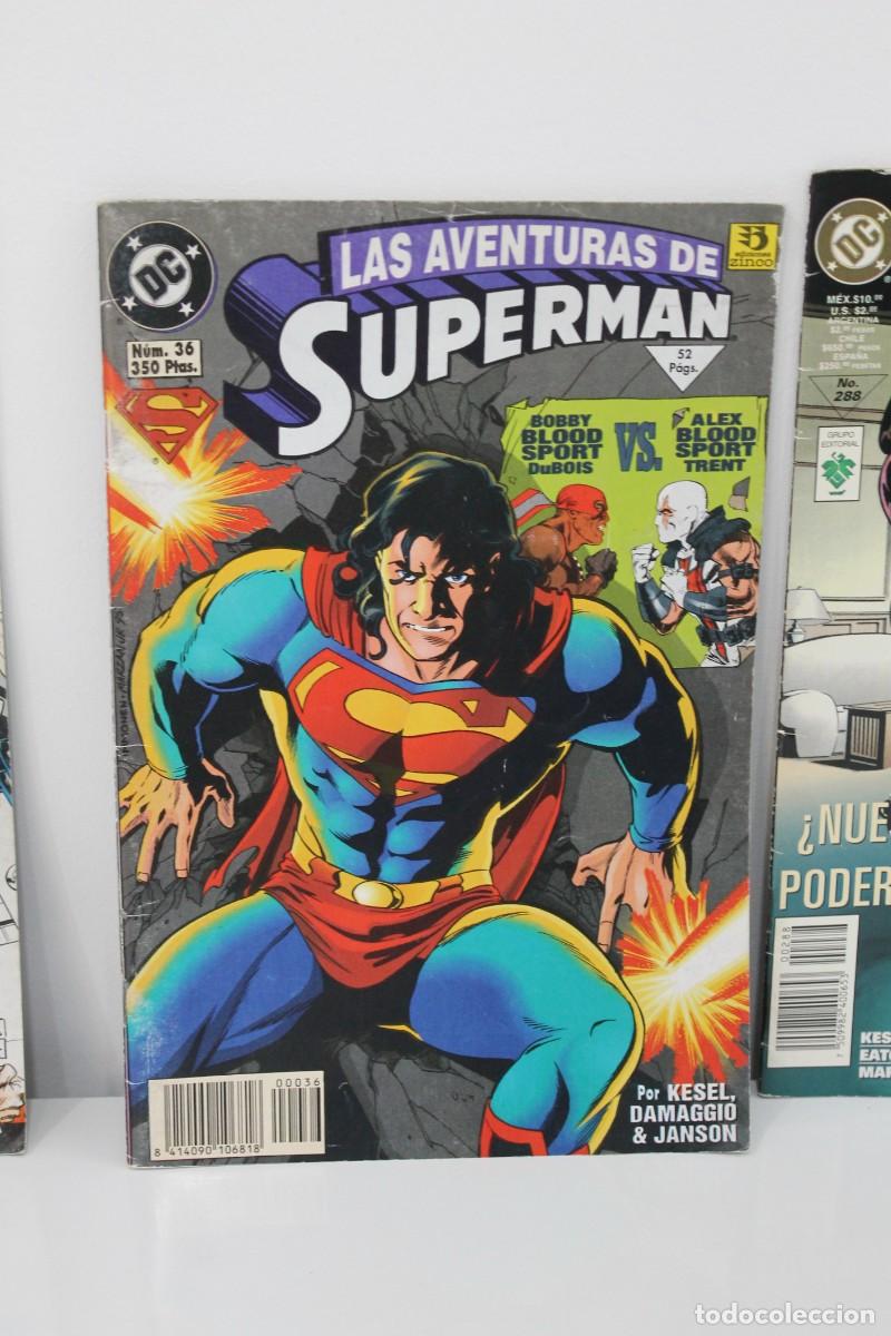 C&oacute;mics: LOTE 4 COMICS SUPERMAN N&ordm;35-36-286-288 CD - Foto 3