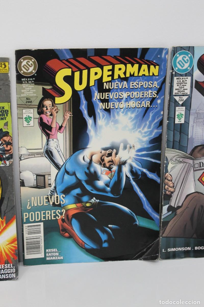 C&oacute;mics: LOTE 4 COMICS SUPERMAN N&ordm;35-36-286-288 CD - Foto 4