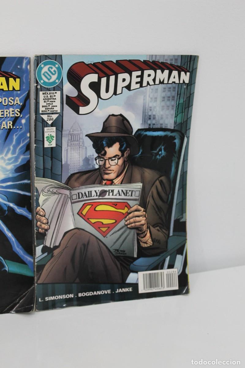 C&oacute;mics: LOTE 4 COMICS SUPERMAN N&ordm;35-36-286-288 CD - Foto 5