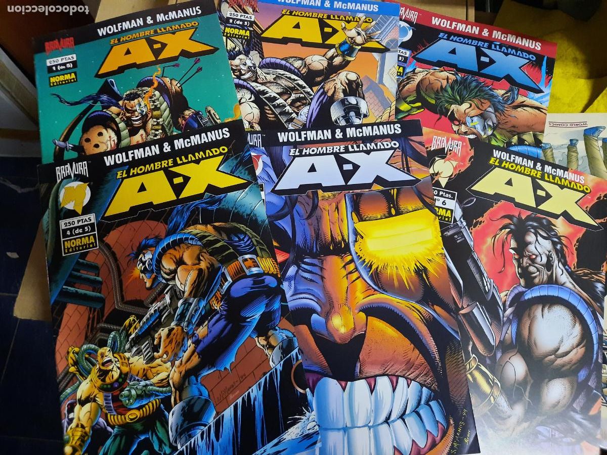 C&oacute;mics: EL HOMBRE LLAMADO A-X N&ordm; 1 AL 6 - ED. NORMA - Foto 1