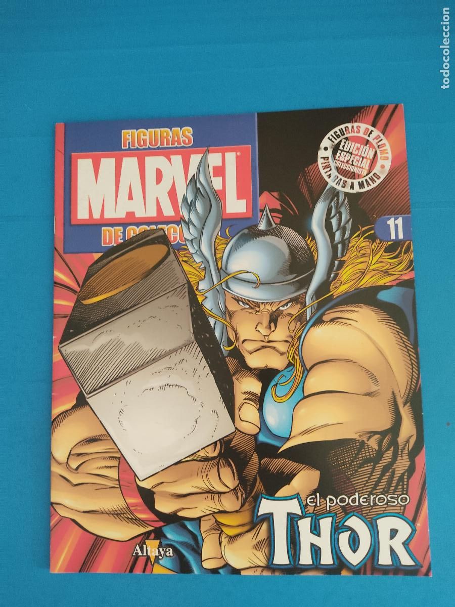 C&oacute;mics: FASC&Iacute;CULO DE SUPERHEROES THOR N&ordm; 11 DE FIGURAS DE PLOMO DE DC COMICS DE ALTAYA - Foto 1