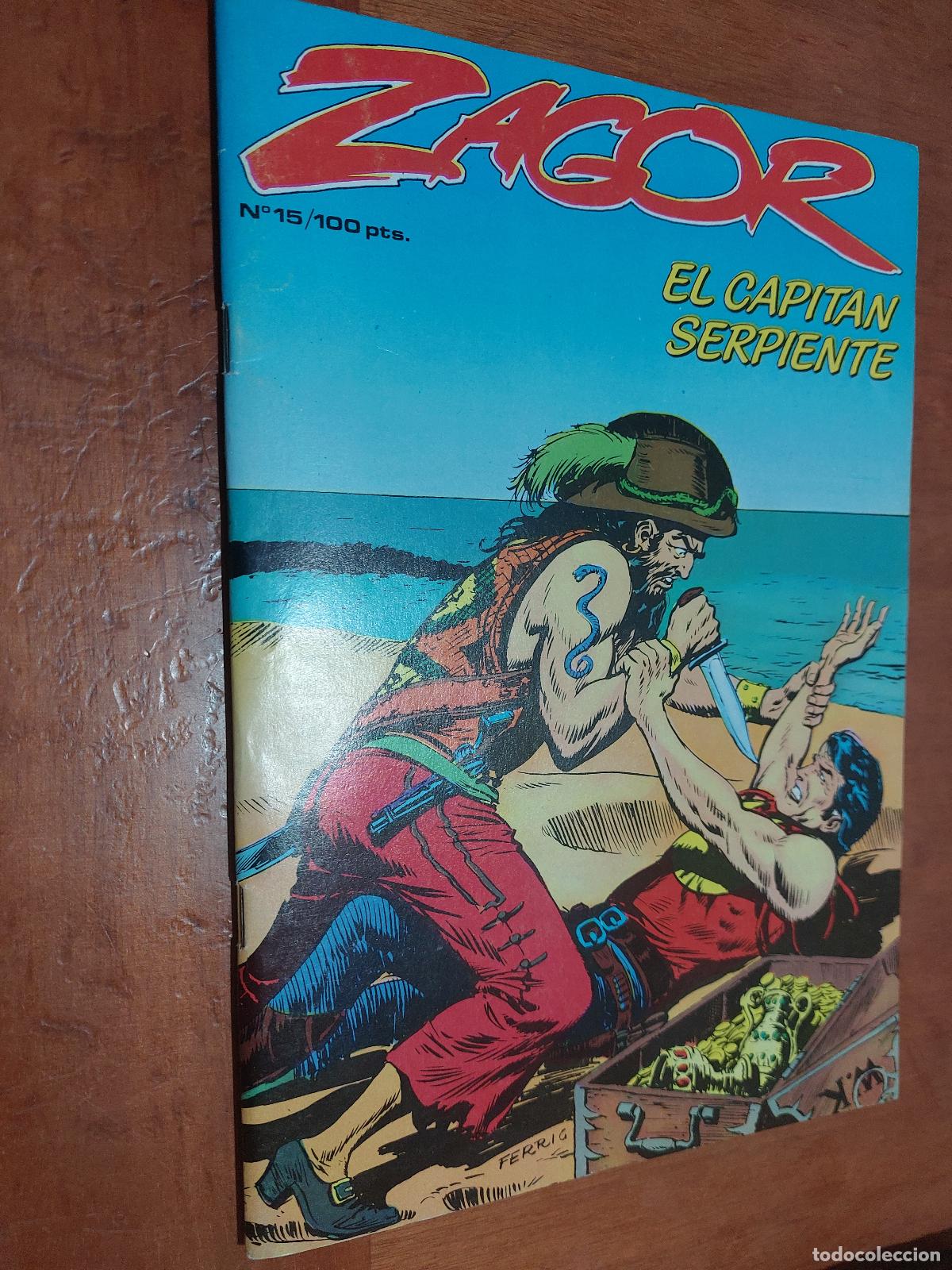 C&oacute;mics: EL CAPIT&Aacute;N SERPIENTE. ZAGOR 15. GRAPA. BUEN ESTADO - Foto 1