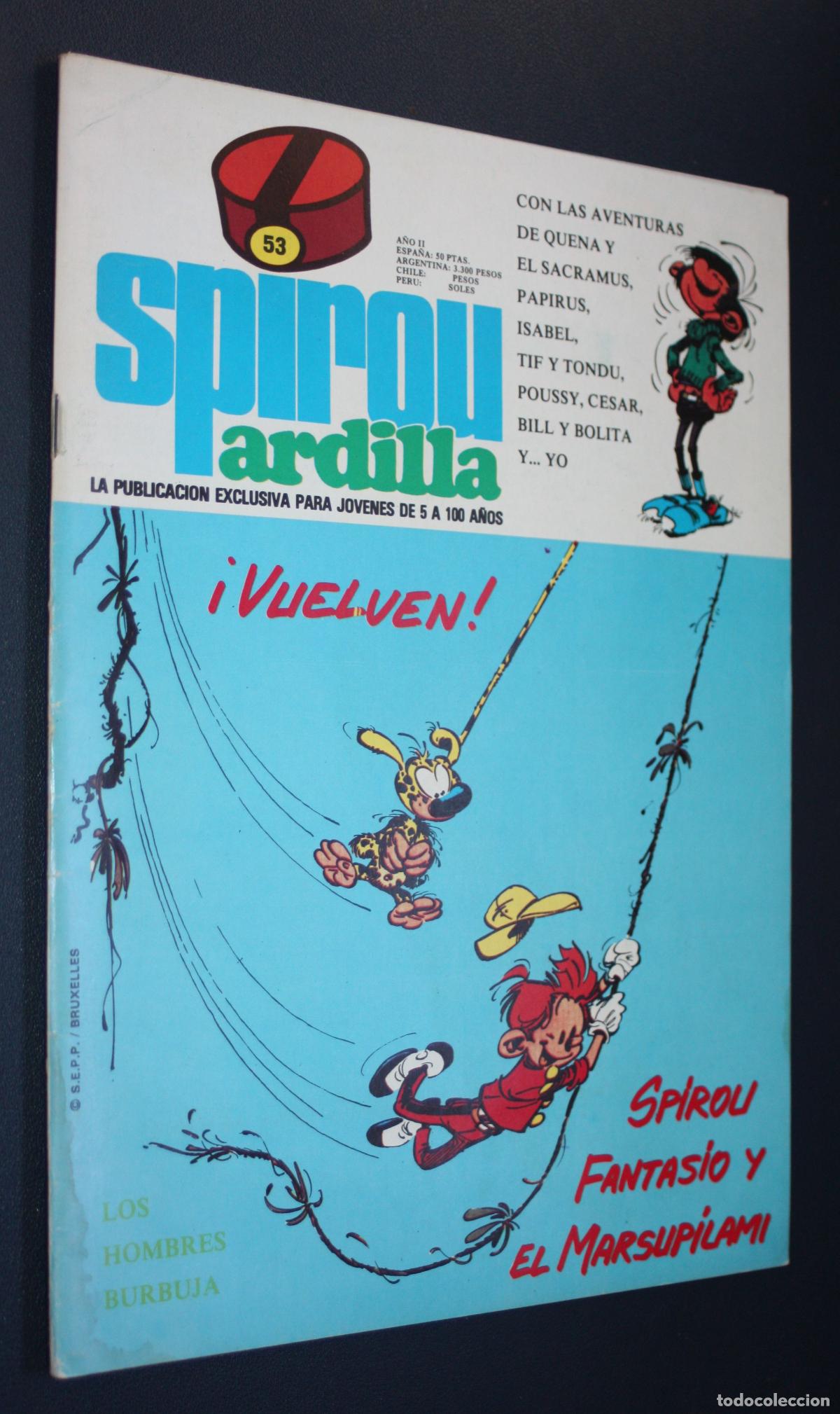 C&oacute;mics: SPIROU ARDILLA. n&ordm; 53 , A&ntilde;o II (con cuadernillo central) - Foto 1
