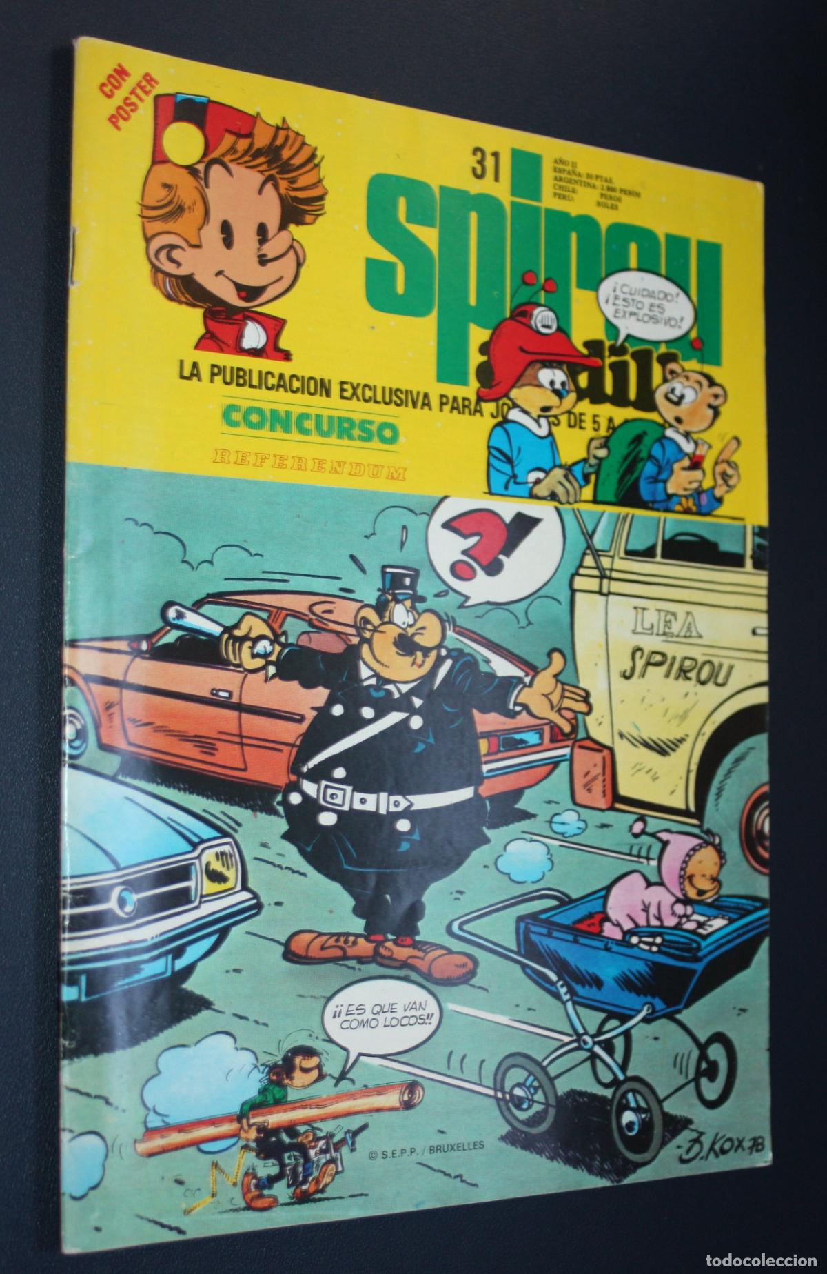 C&oacute;mics: SPIROU ARDILLA. n&ordm; 31 , A&ntilde;o II (con poster central) - Foto 1