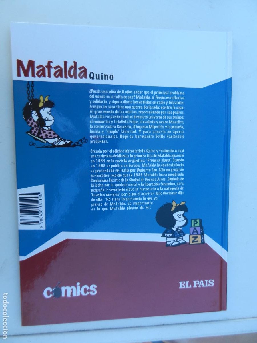 C&oacute;mics: MAFALDA - QUINO - COMICS EL PAIS - TAPAS DURAS -2005 - Foto 3