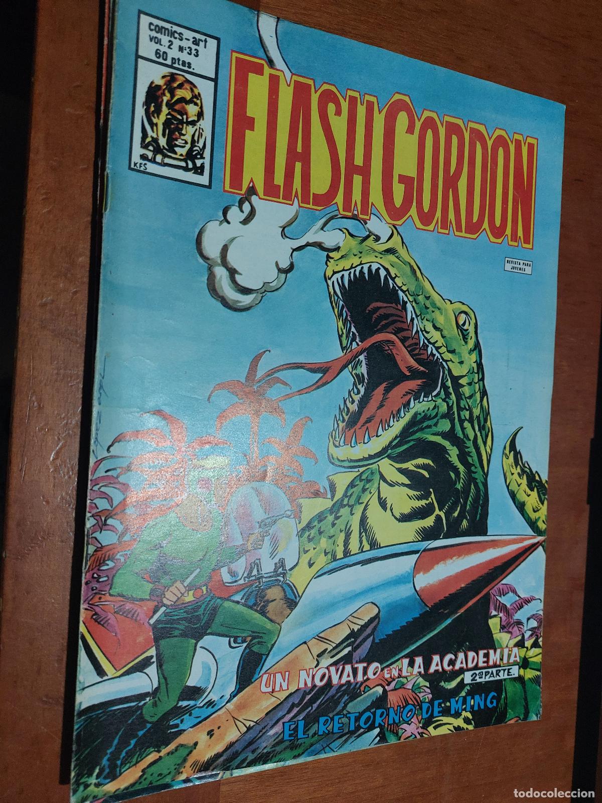C&oacute;mics: FLASH GORDON. VOL. 2. N&ordm; 33. GRAPA. EDICIONES V&Eacute;RTICE. BUEN ESTADO - Foto 1