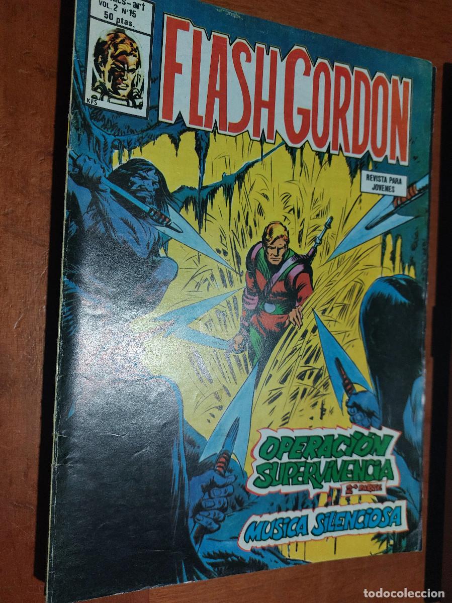 C&oacute;mics: FLASH GORDON. VOL. 2. N&ordm; 15. GRAPA. EDICIONES V&Eacute;RTICE. BUEN ESTADO - Foto 1