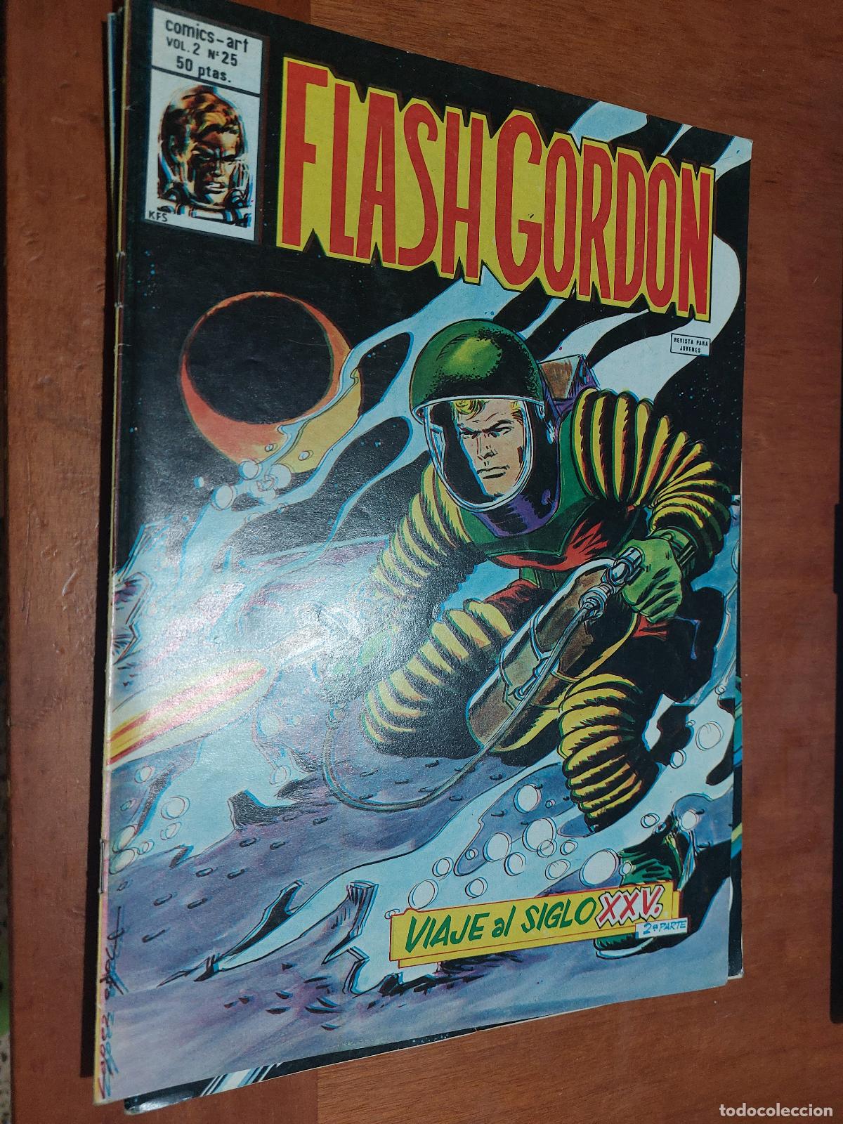 C&oacute;mics: FLASH GORDON. VOL. 2. N&ordm; 25. GRAPA. EDICIONES V&Eacute;RTICE. BUEN ESTADO - Foto 1