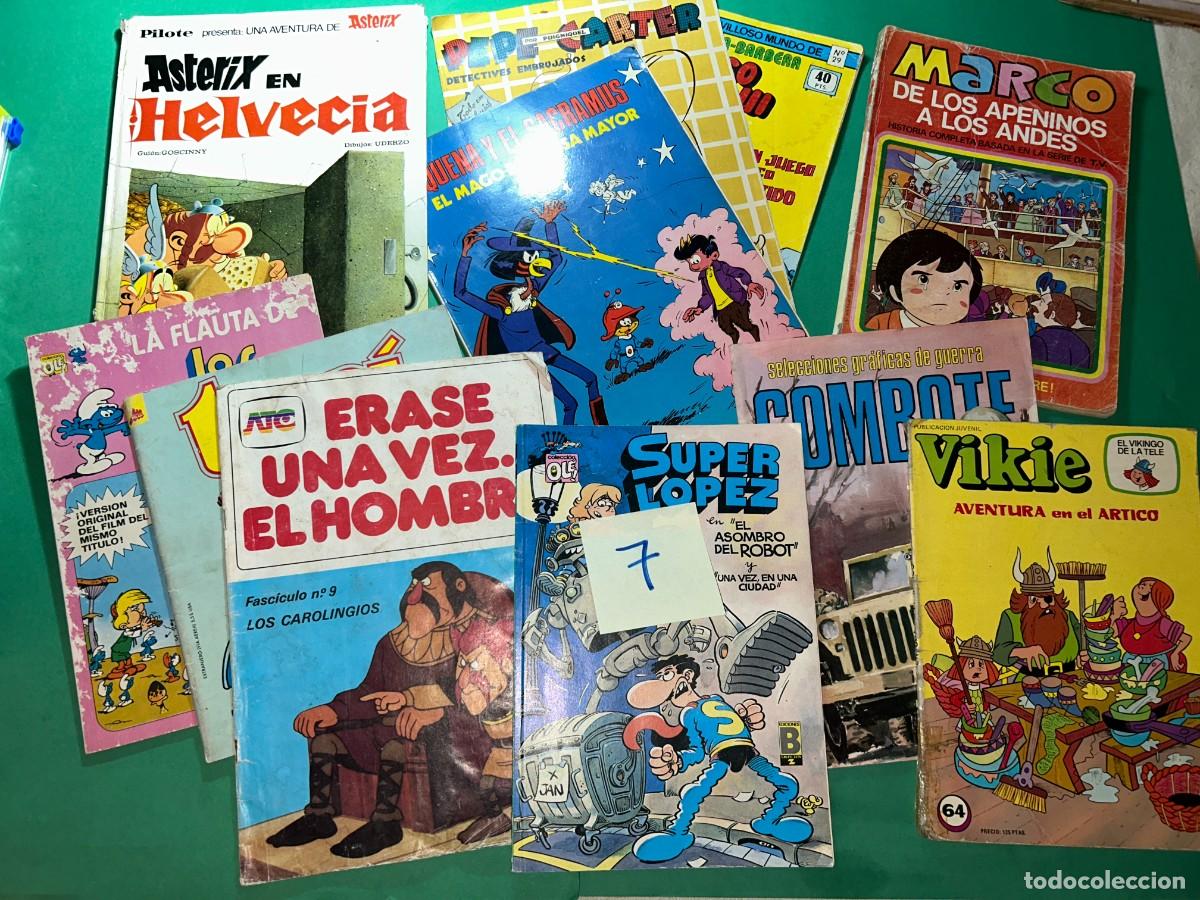 C&oacute;mics: LOTE TEBEOS ASTERIX VIKIE MARCO PITUFOS - 11 NUMEROS - LOTE 7 - Foto 1