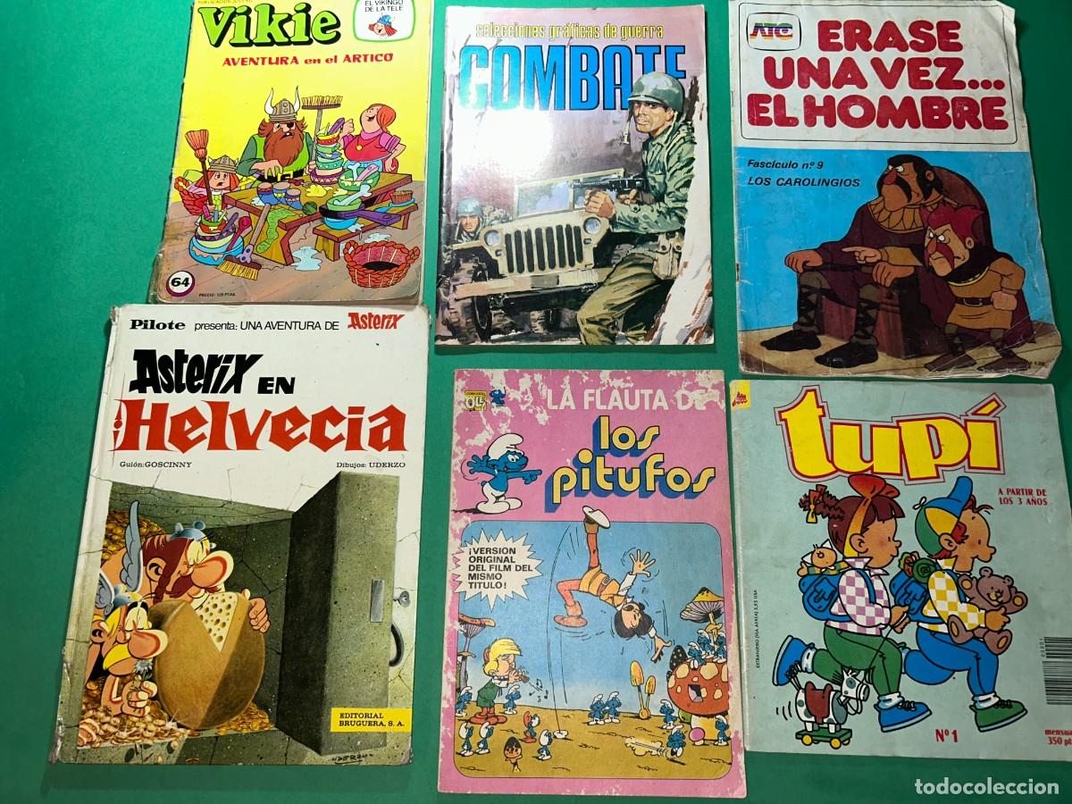 C&oacute;mics: LOTE TEBEOS ASTERIX VIKIE MARCO PITUFOS - 11 NUMEROS - LOTE 7 - Foto 3