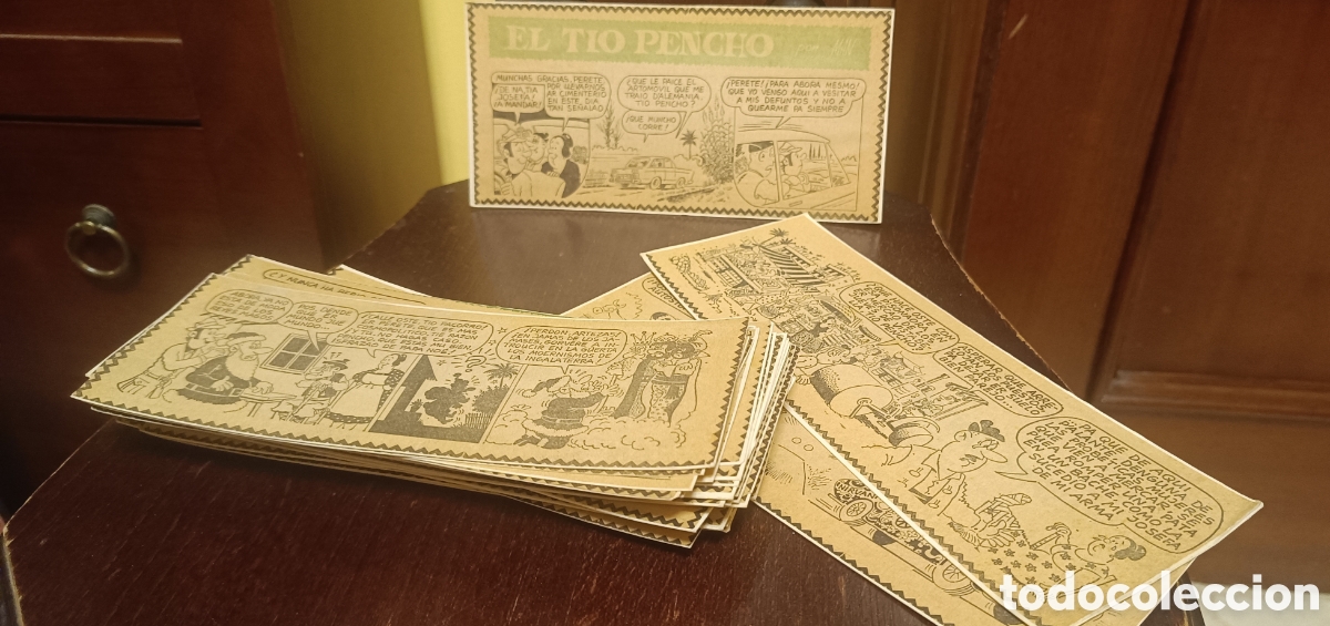 Comics: Lote 45 tiras chistes T&iacute;o Pencho a&ntilde;os 70 La Verdad