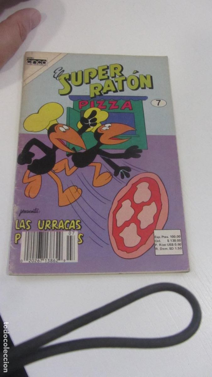 C&oacute;mics: EL S&Uacute;PER RAT&Oacute;N N&ordm; 7 - LAS URRACAS PARLANCHINAS - EDITORA CINCO 1982 arx236