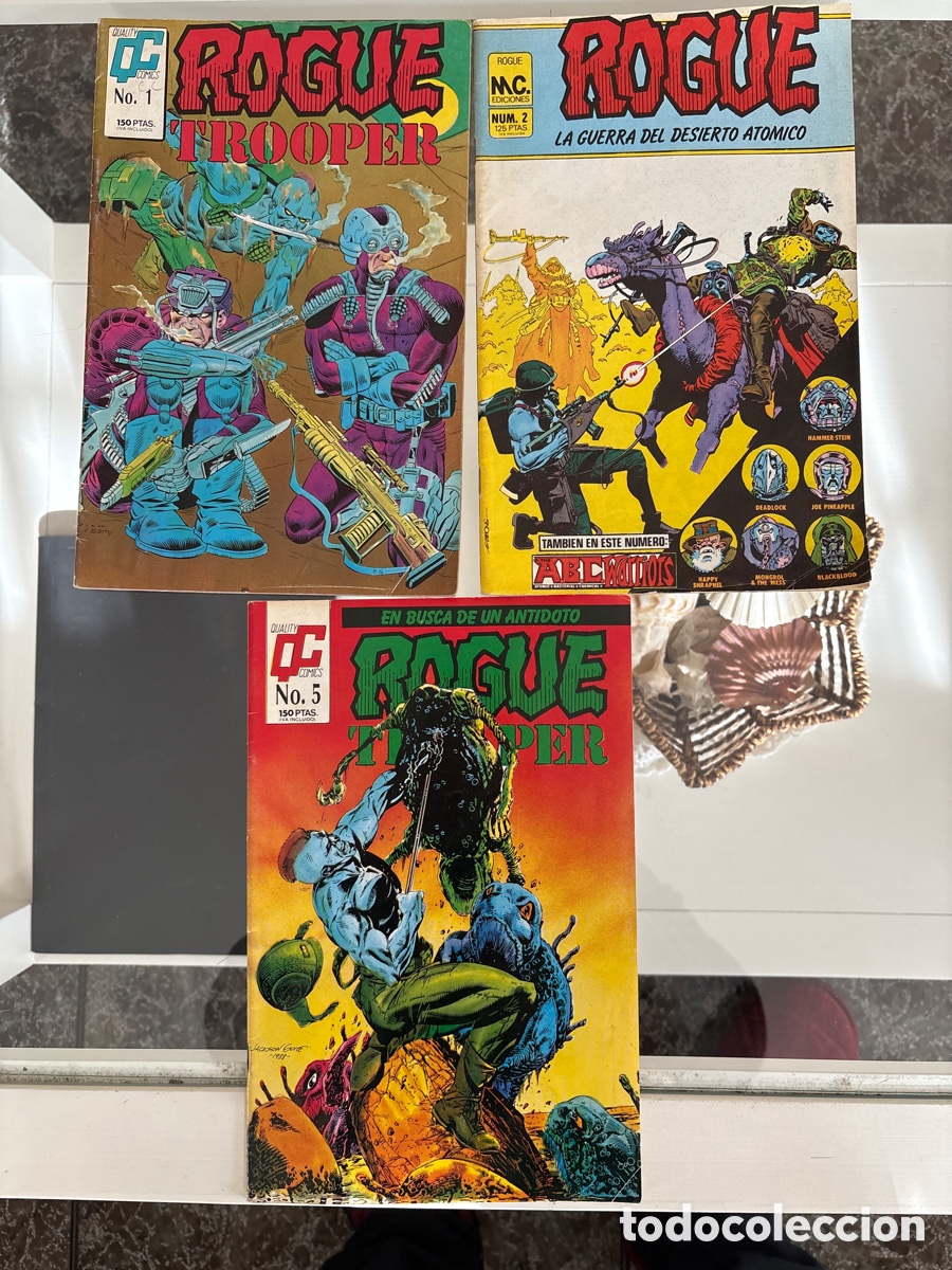 C&oacute;mics: 3 c&ograve;mics Rogue trooper 1989 - Foto 1