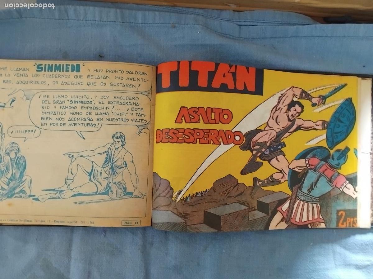 C&oacute;mics: TITAN. EDICIONES ACROPOLIS DEL 1-25 ENCUADERNADO. ORIGINALES. - Foto 4
