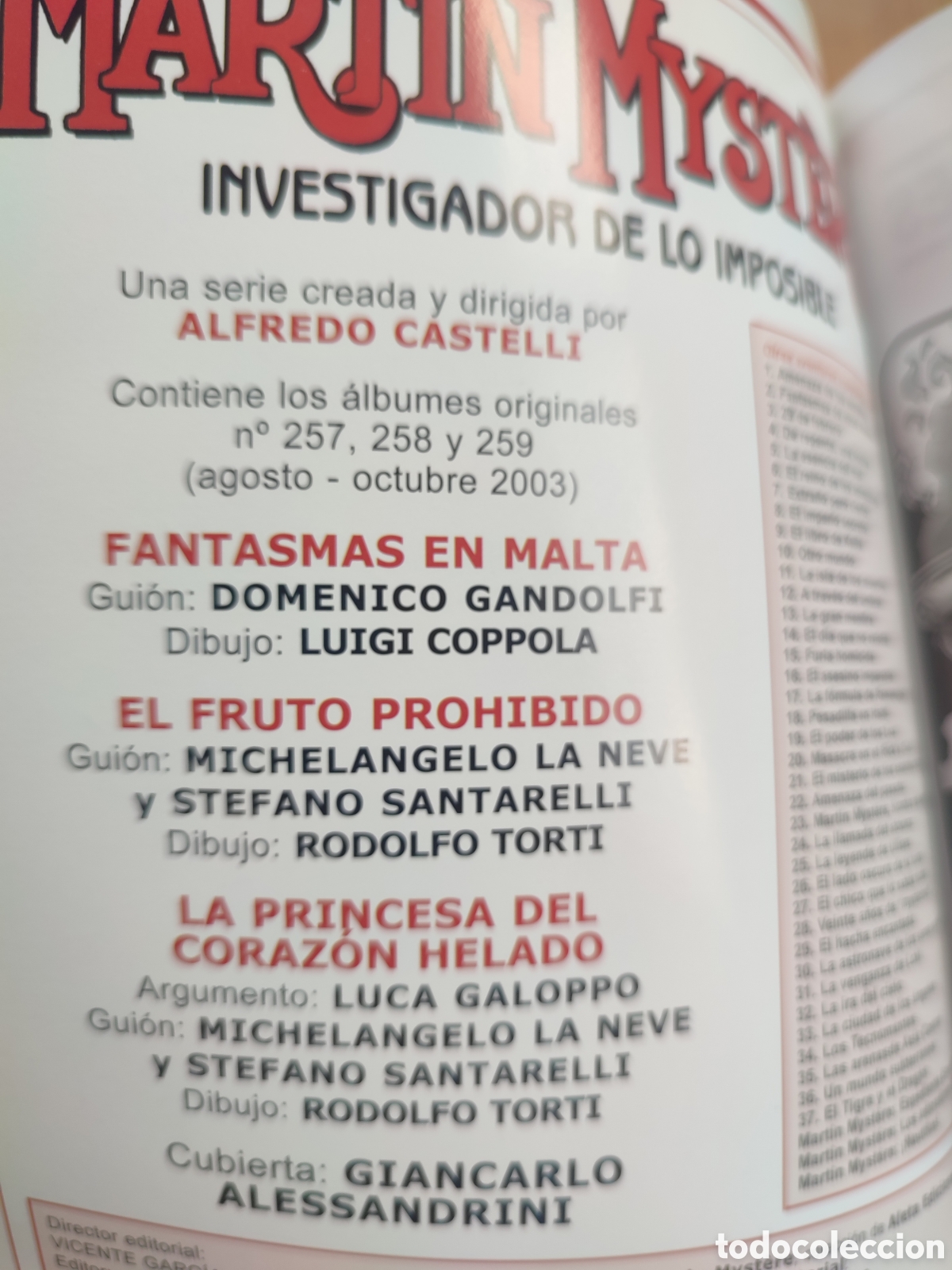 C&oacute;mics: Fantasmas en Malta. Martin Mystere. Aleta - Foto 2
