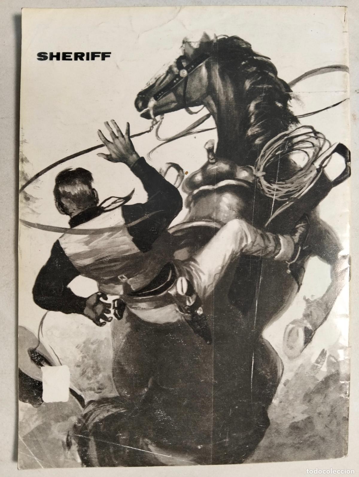 C&oacute;mics: SHERIFF, LOS BUITRES DE PECOS, COLECCION SHERIFF, EDITORIAL VILMAR - Foto 2