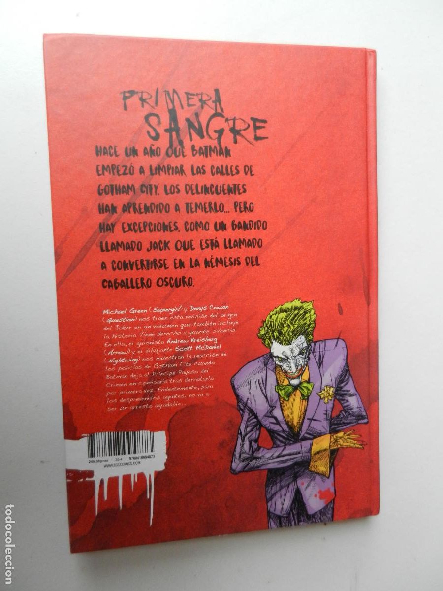 C&oacute;mics: JOKER , PRIMERA SANGRE - DC -ECC - ENERO 2020 - Foto 9