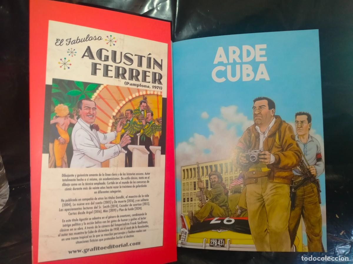 C&oacute;mics: AGUST&Iacute;N FERRER CASAS. ARDE CUBA .GRAFITO - Foto 2
