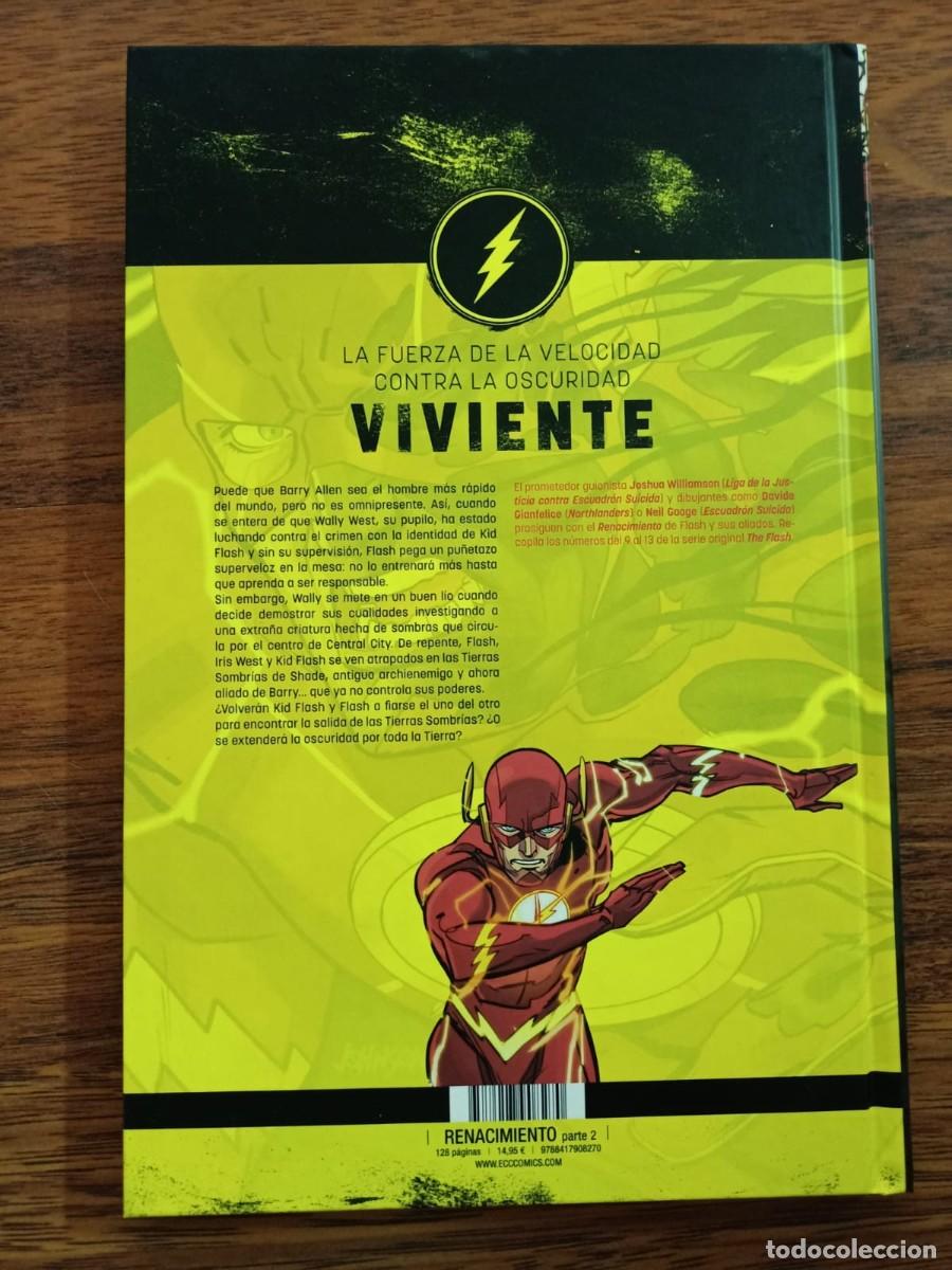 C&oacute;mics: FLASH. Renacimiento parte 2. LA VELOCIDAD DE LA OSCURIDAD. ECC C&oacute;mics. NUEVO - Foto 2