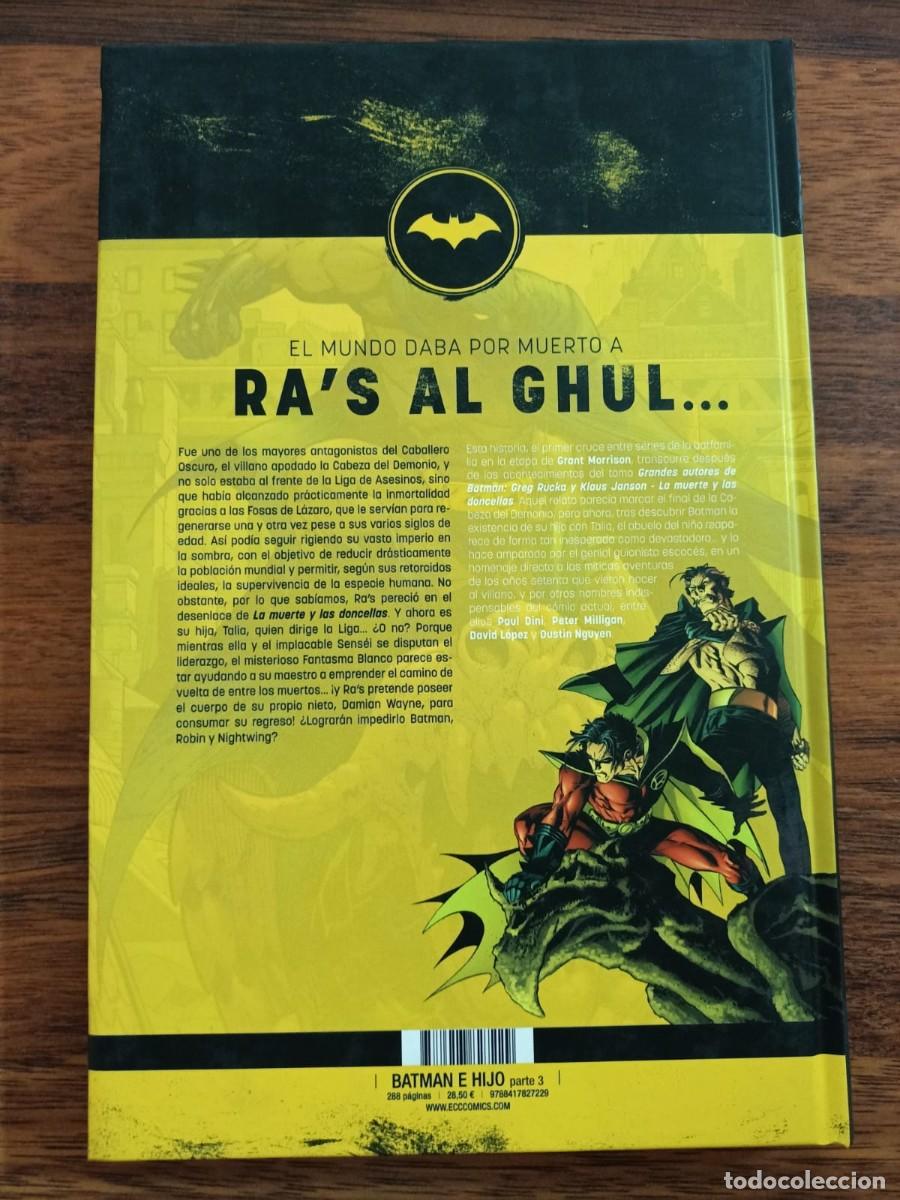 C&oacute;mics: BATMAN. Batman e hijo parte 3. LA RESURRECCION DE RAS AL GHUL. ECC C&oacute;mics. NUEVO - Foto 2