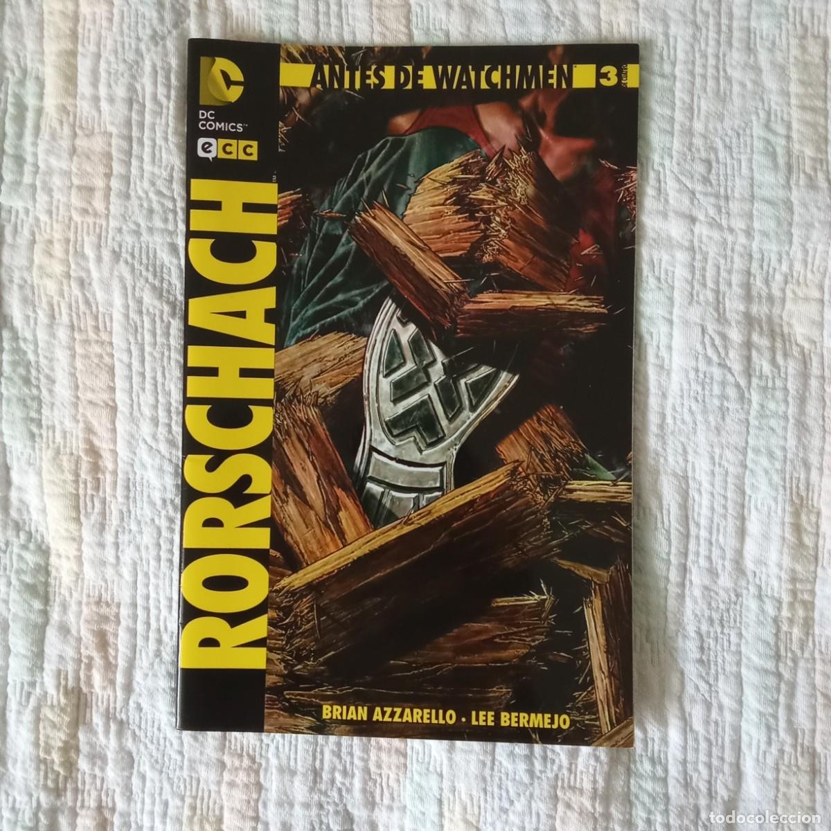 C&oacute;mics: ANTES DE WATCHMEN RORSCHACH N&ordm;3 BRIAN AZZARELLO - LEE BERMEJO ECC - Foto 1