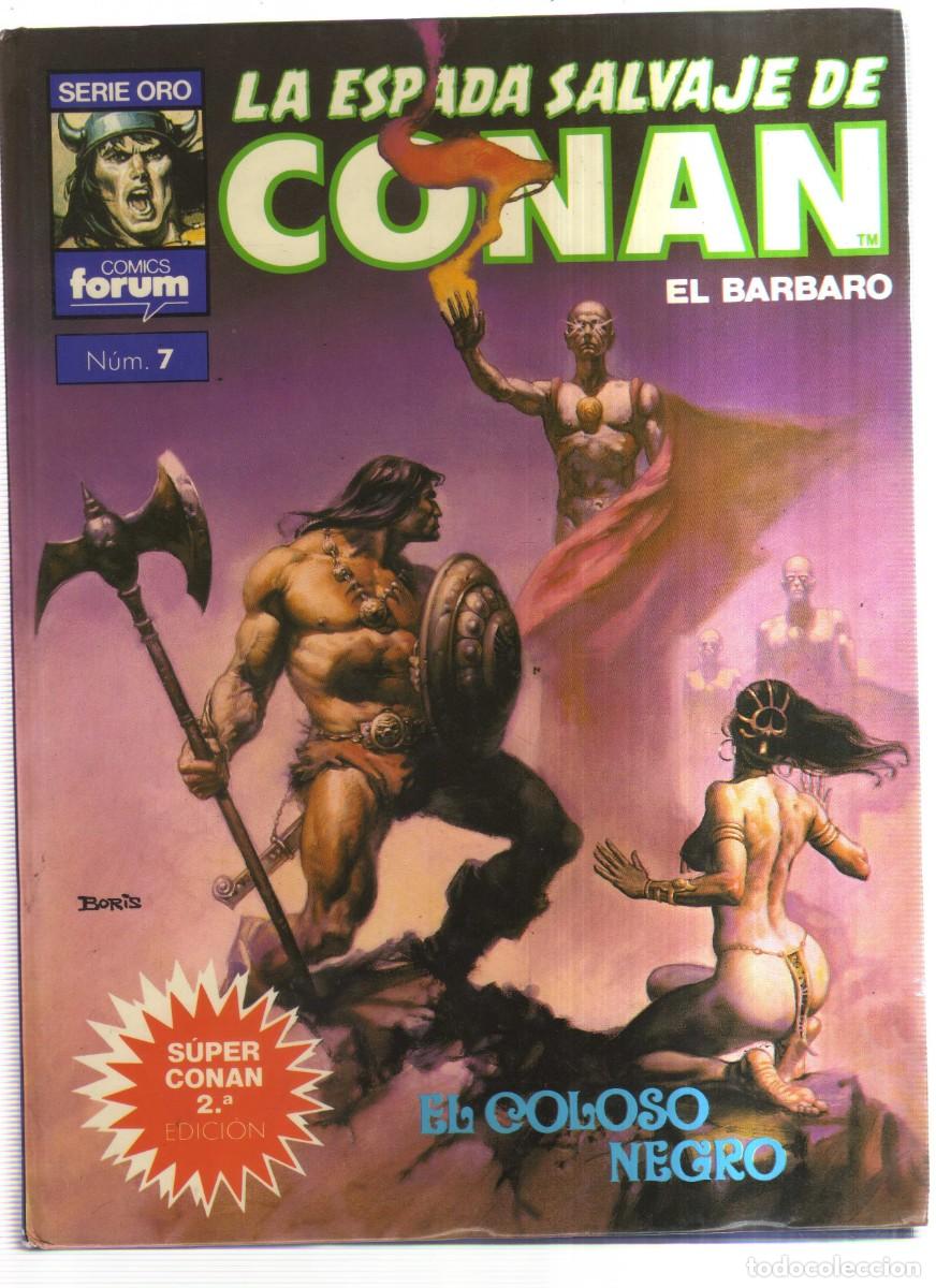 C&oacute;mics: CONAN EL BARBARO LA ESPADA SALVAJE N,7 SERIE ORO - Foto 1