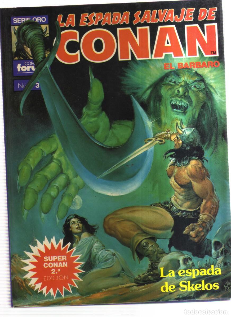 C&oacute;mics: CONAN EL BARBARO LA ESPADA SALVAJE N,3 SERIE ORO - Foto 1