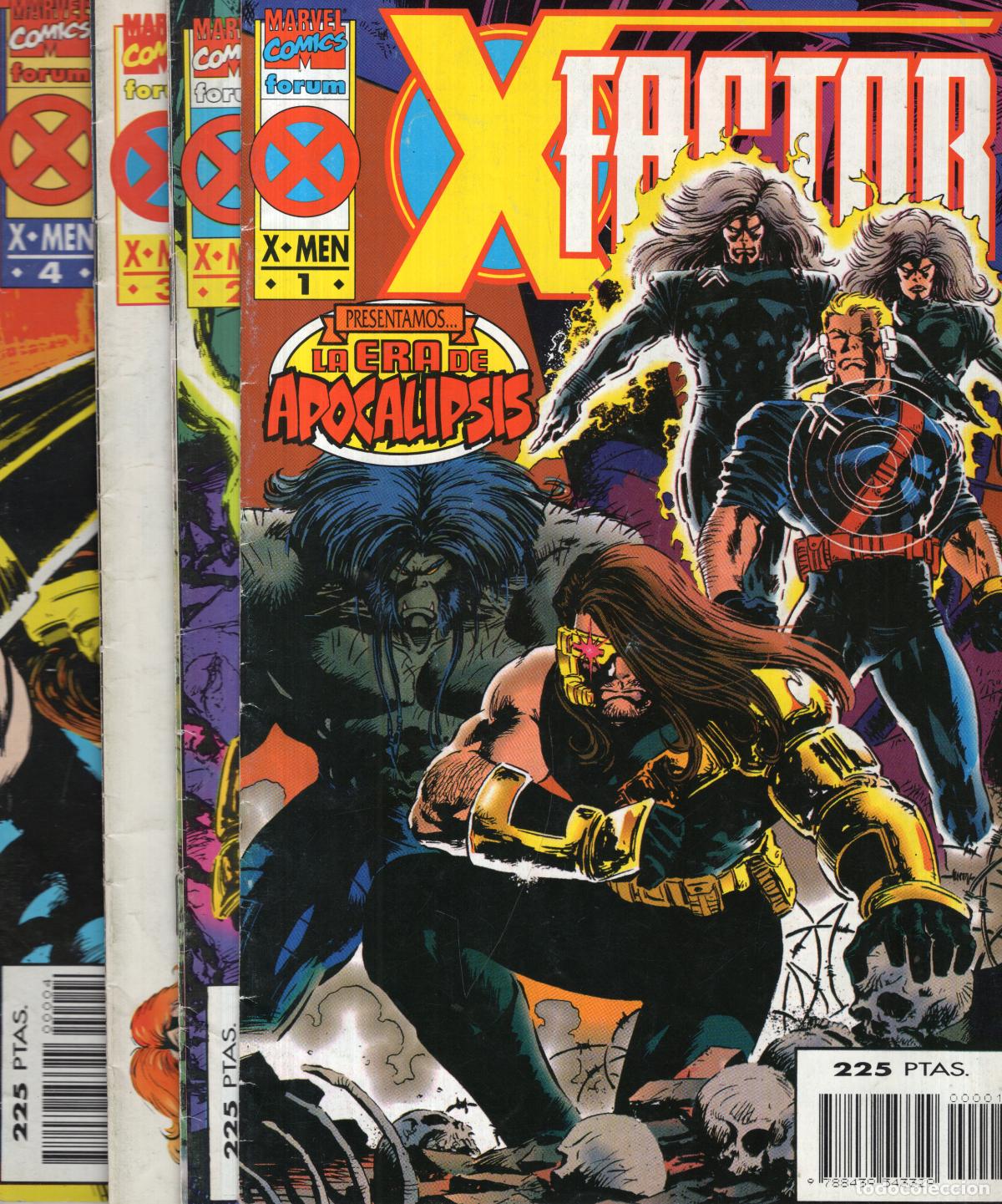 C&oacute;mics: X-FACTOR VOL. 1 LA ERA DE APOCALIPSIS COMPLETA 1 AL 4 - FORUM - BUEN ESTADO - Foto 1