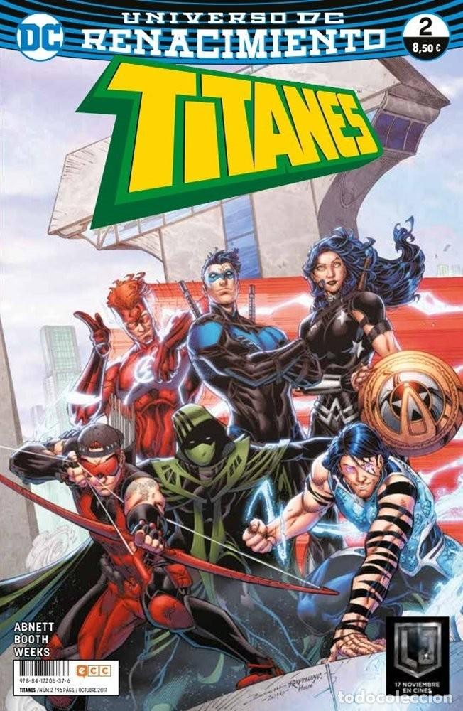 C&oacute;mics: RENACIMIENTO: TITANES TOMOS 1 2 3 Y 4 - ECC DC COMICS (2017-2018) - Foto 2