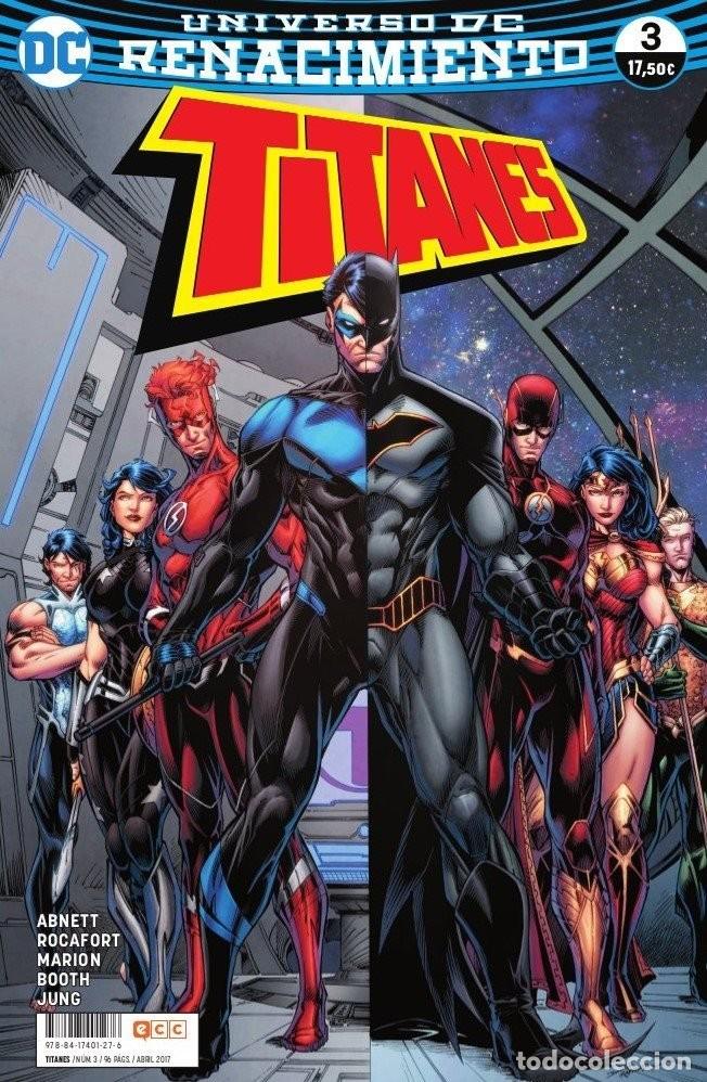 C&oacute;mics: RENACIMIENTO: TITANES TOMOS 1 2 3 Y 4 - ECC DC COMICS (2017-2018) - Foto 3