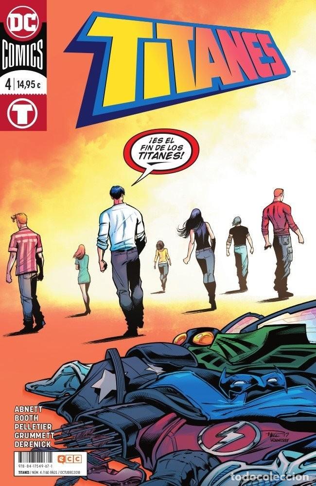 C&oacute;mics: RENACIMIENTO: TITANES TOMOS 1 2 3 Y 4 - ECC DC COMICS (2017-2018) - Foto 4