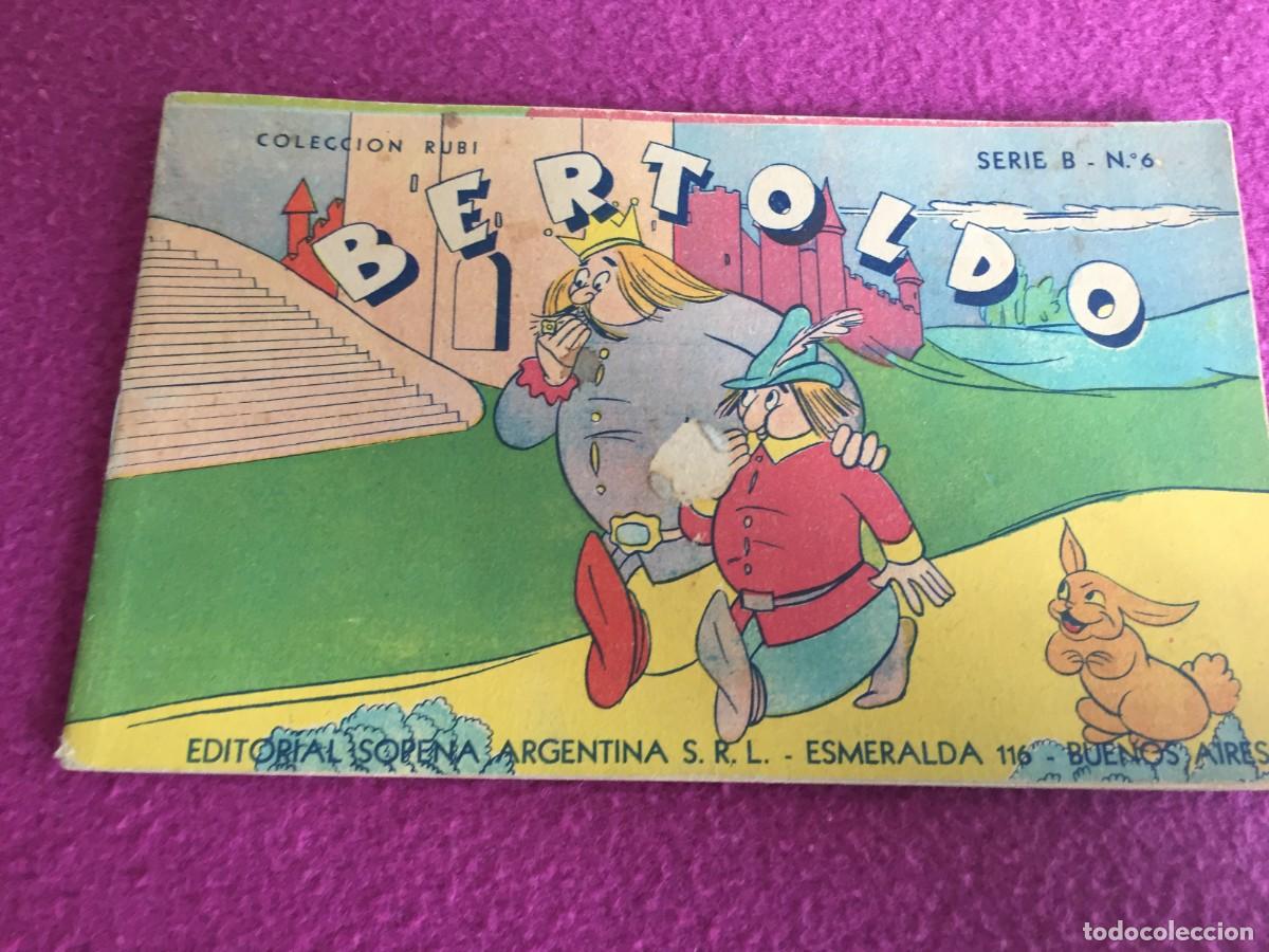 C&oacute;mics: BERTOLDO - COLECCION RUBI - 1944 - 1&ordf; EDICION - Foto 2