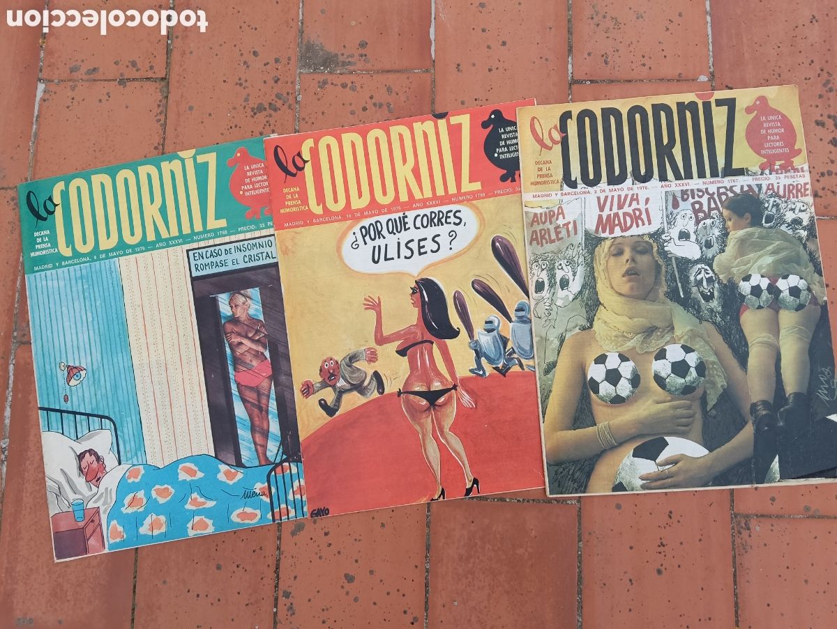 C&oacute;mics: Lote 16 revistas ,la codorniz, a&ntilde;o 1976, n&uacute;meros dentro - Foto 7