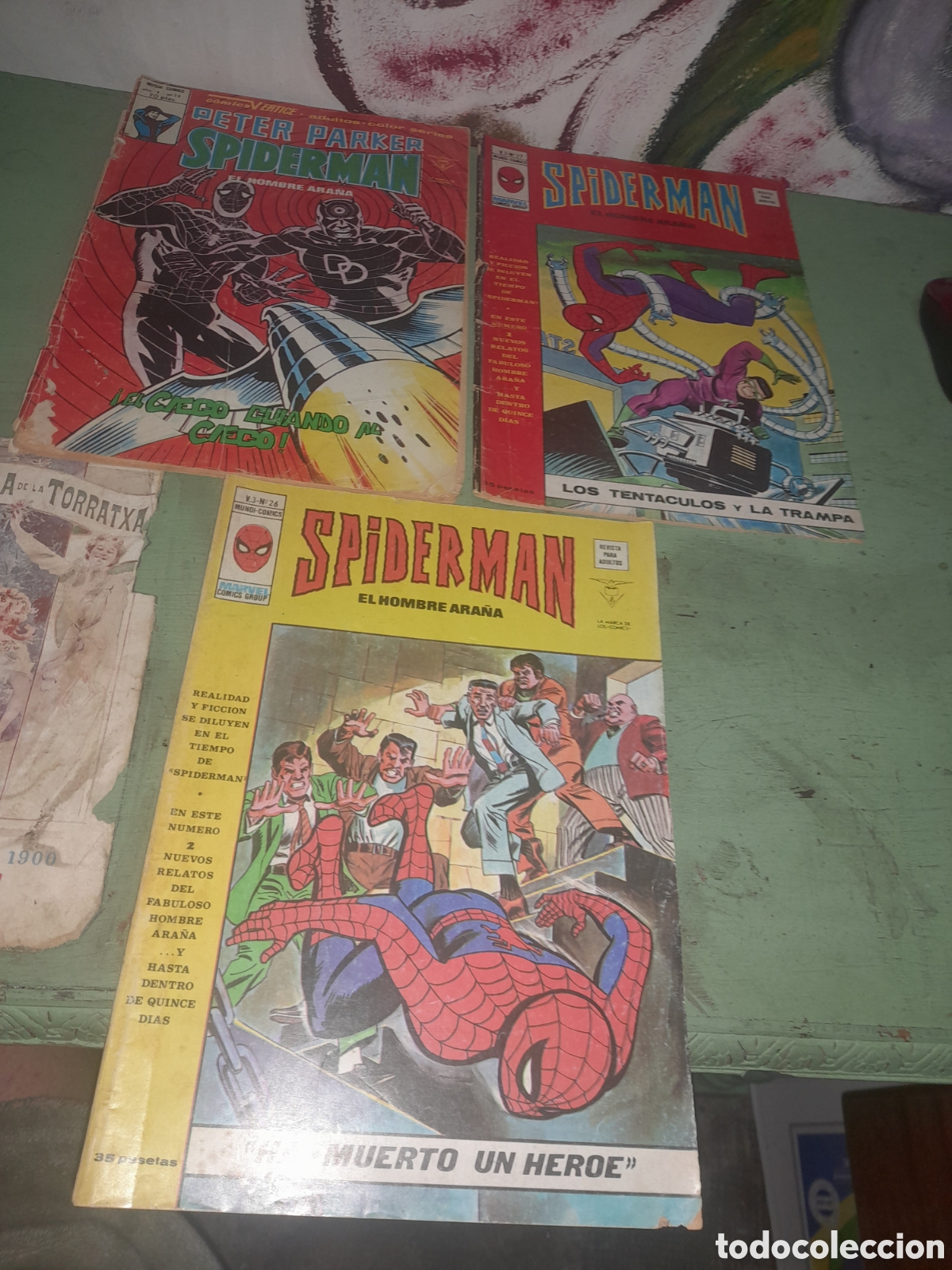 C&oacute;mics: Lote de tres n&uacute;mero Spiderman - Foto 1