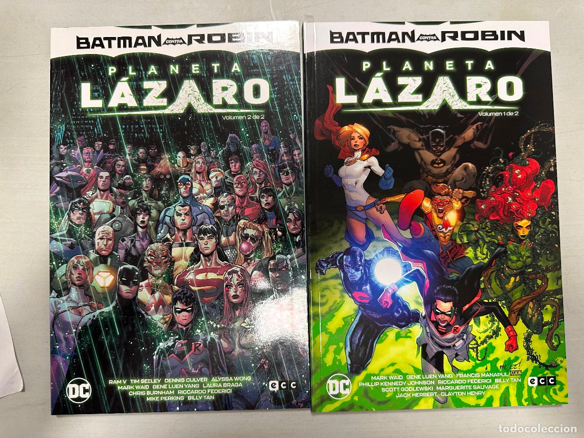 C&oacute;mics: PLANETA LAZARO COMPLETA - TOMO 1 Y 2 - BATMAN CONTRA ROBIN - DC - ECC - Foto 1
