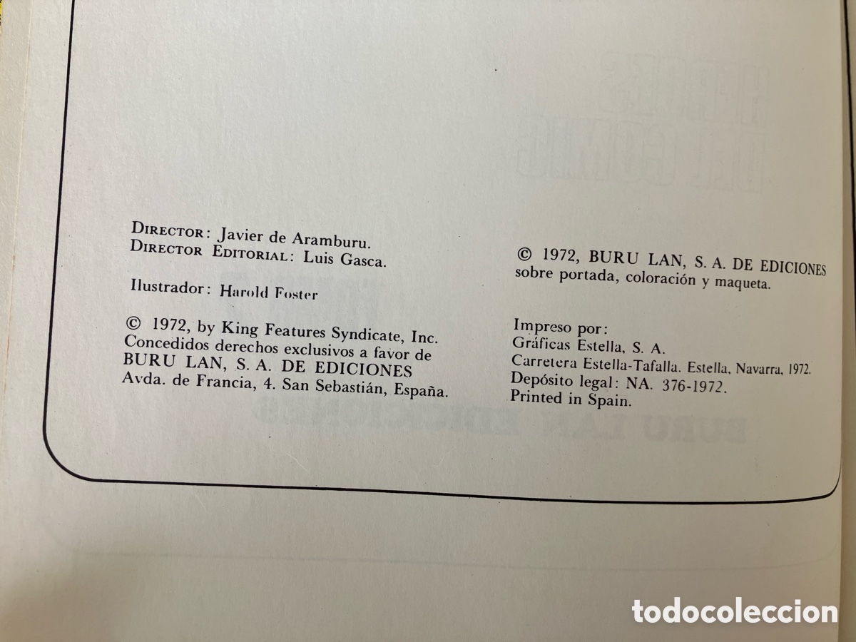 C&oacute;mics: Pr&iacute;ncipe Valiente, tomo II, Buru Lan 1972 - Foto 7