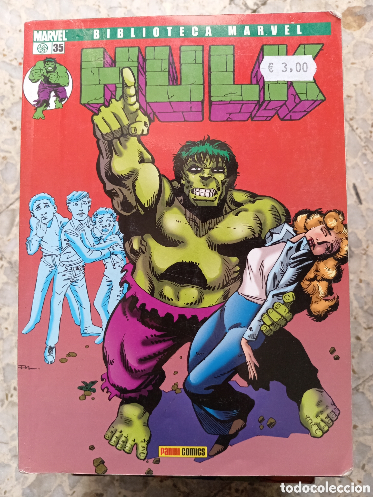 C&oacute;mics: COMIC HULK 35 BIBLIOTECA MARVEL PANINI - Foto 1