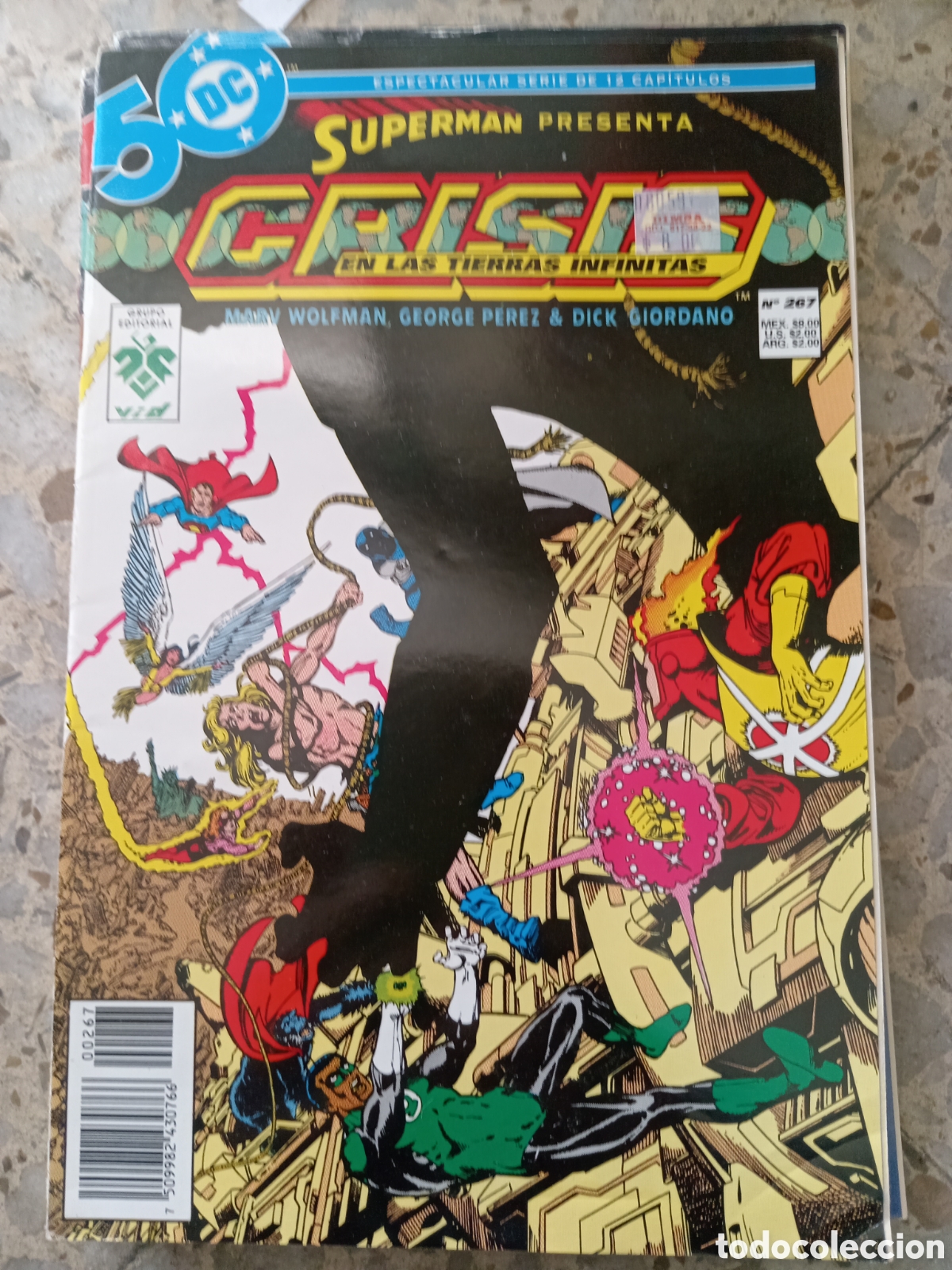 C&oacute;mics: SUPERMAN PRESENTA CRISIS EN LAS TIERRAS INFINITAS N&ordm; 267 DC - Foto 1