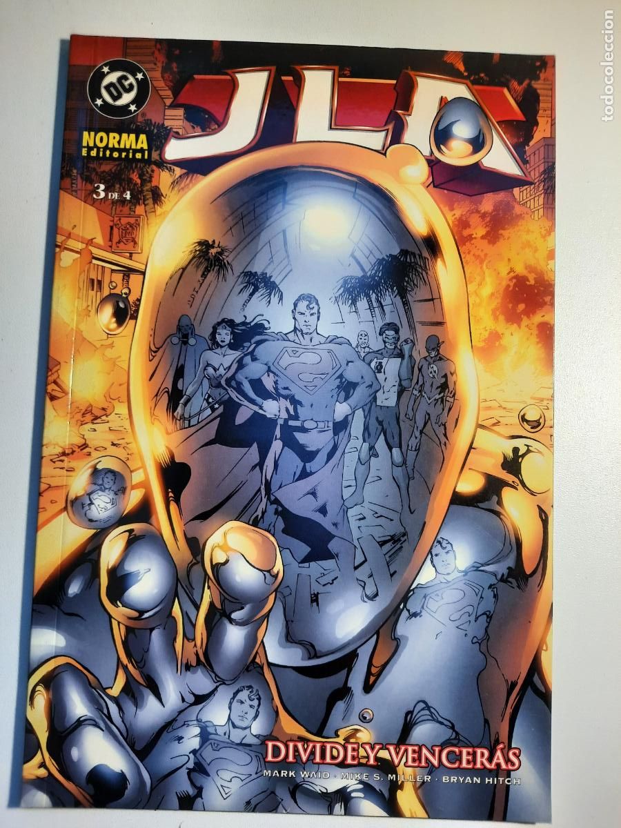 C&oacute;mics: JLA: DIVIDE Y VENCER&Aacute;S N&ordm; 1 AL 4 DE 4 - ED. NORMA -COMPLETA - Foto 3