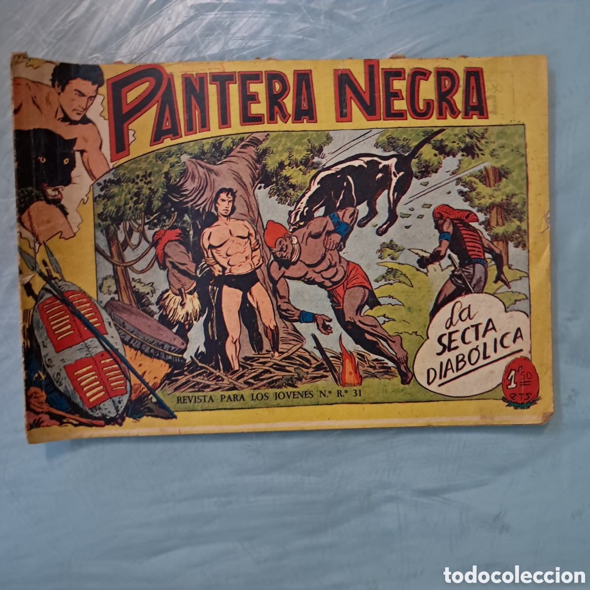 C&oacute;mics: Pantera negra 1,25 pesetas Editorial Maga ,43 - Foto 1