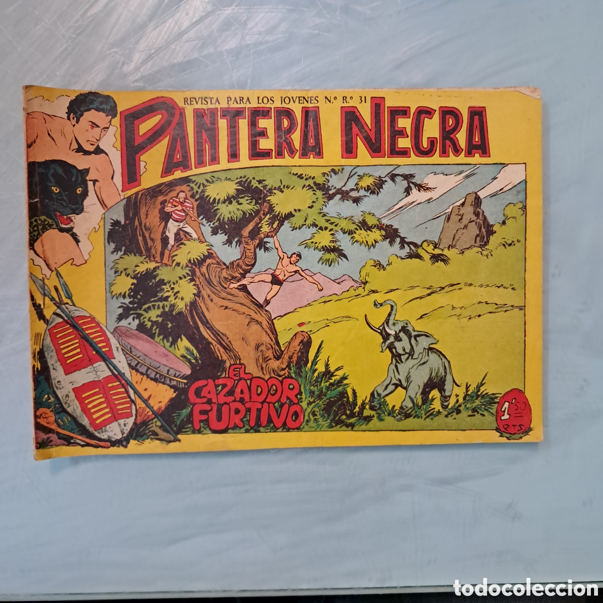 C&oacute;mics: Pantera negra 1,25 pesetas Editorial Maga, 49 - Foto 1