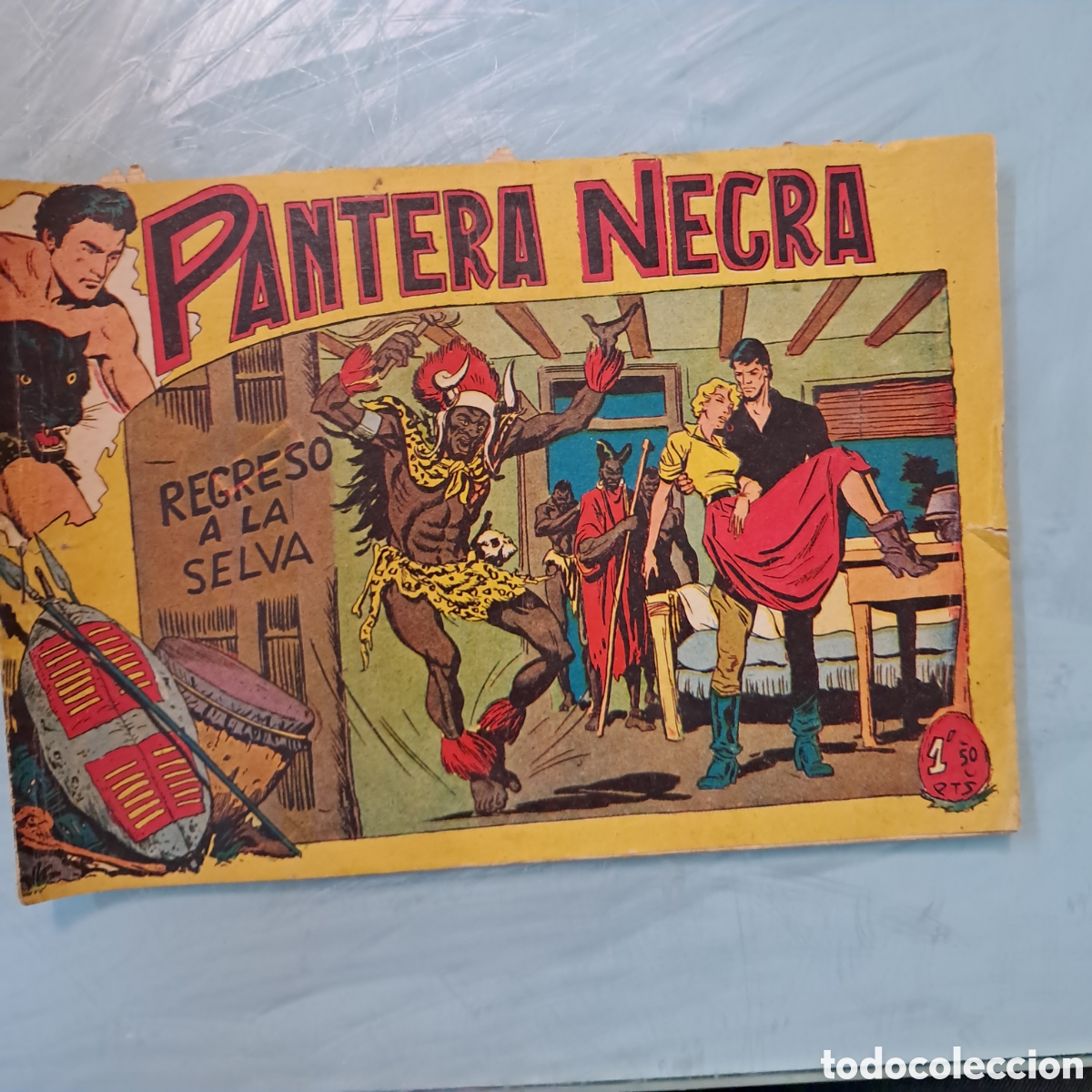 C&oacute;mics: Pantera negra 1,25 pesetas Editorial Maga 38 - Foto 1