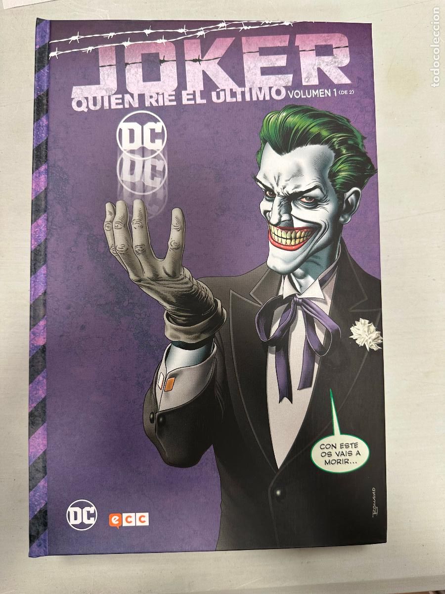 C&oacute;mics: JOKER: QUI&Eacute;N R&Iacute;E &Uacute;LTIMO 1 (Vvaa) ECC, 2018 - Foto 1