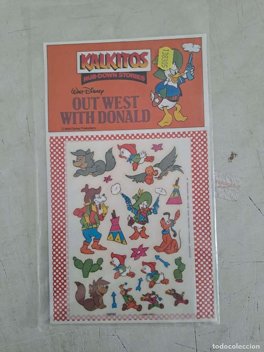 C&oacute;mics: Kalkitos, rub-down stories, out West with Donald, precintado - Foto 1