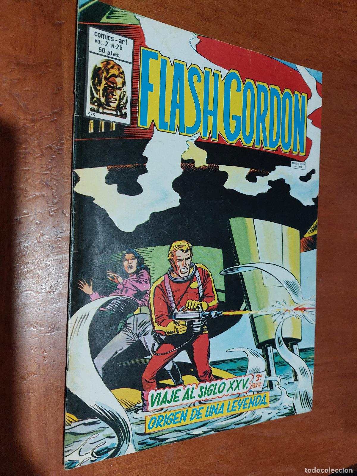 C&oacute;mics: FLASH GORDON. VOL. 2. N&ordm; 26. GRAPA. EDICIONES V&Eacute;RTICE. BUEN ESTADO. C - Foto 1