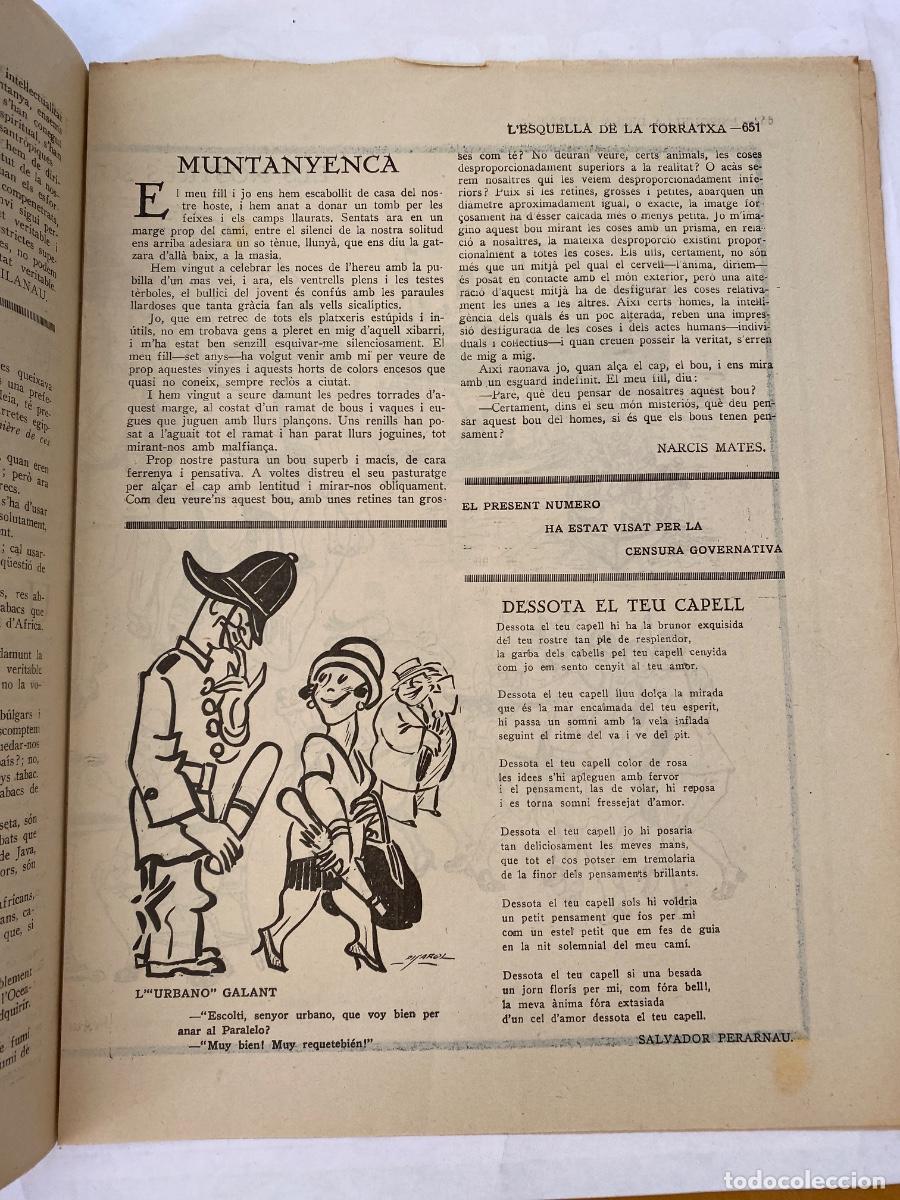 C&oacute;mics: LESQUELLA DE LA TORRATXA NUM 2467 1 DOCTUBRE 1926 - Foto 2