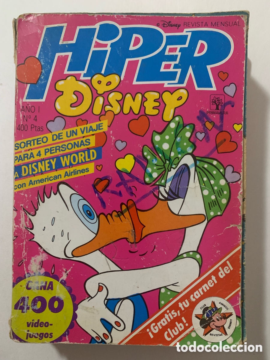 C&oacute;mics: Hiper Disney N&ordm;4 Primavera 1989 - Foto 1