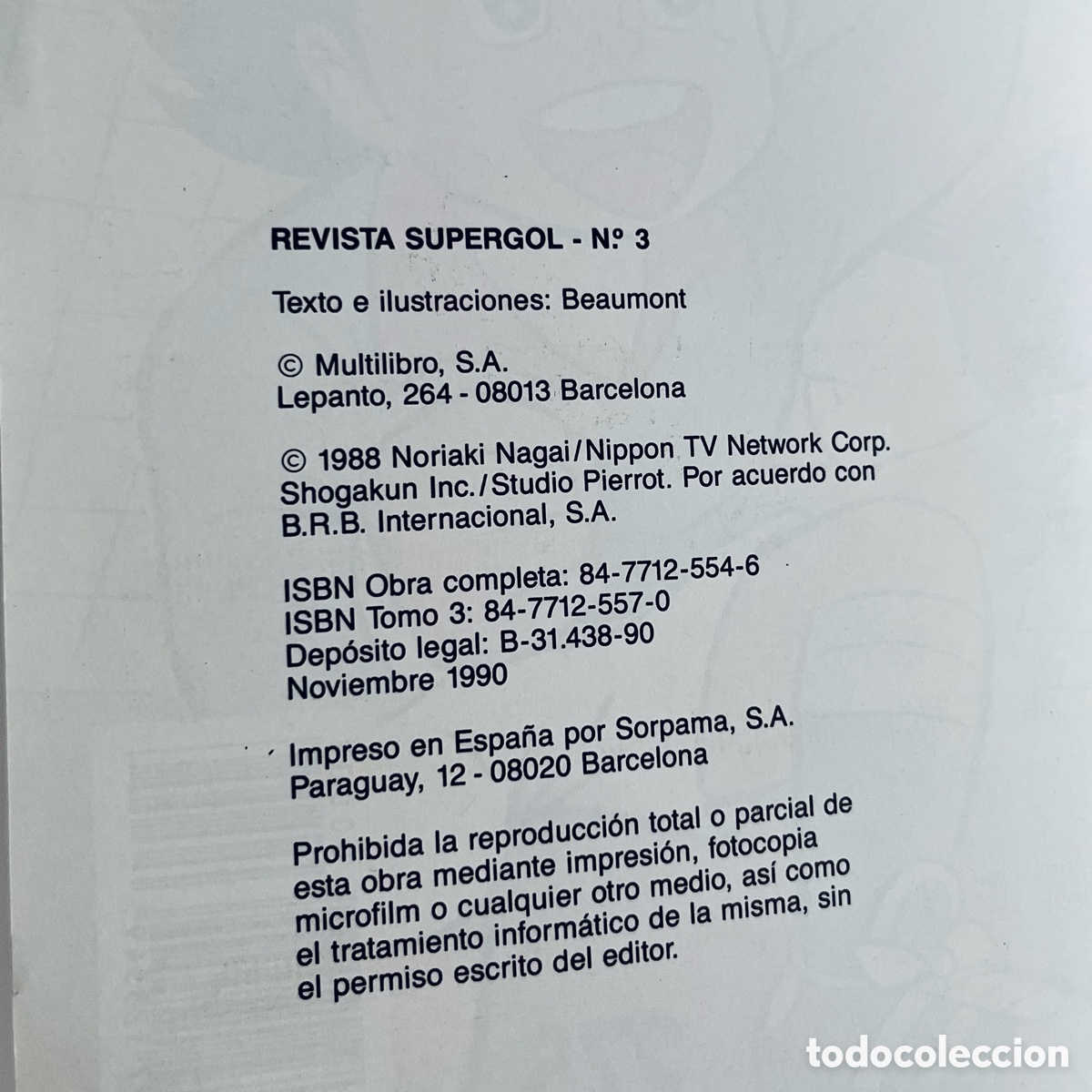 C&oacute;mics: Lote 3 Comics Revista Supergol con poster Multilibro 1990 - Foto 3