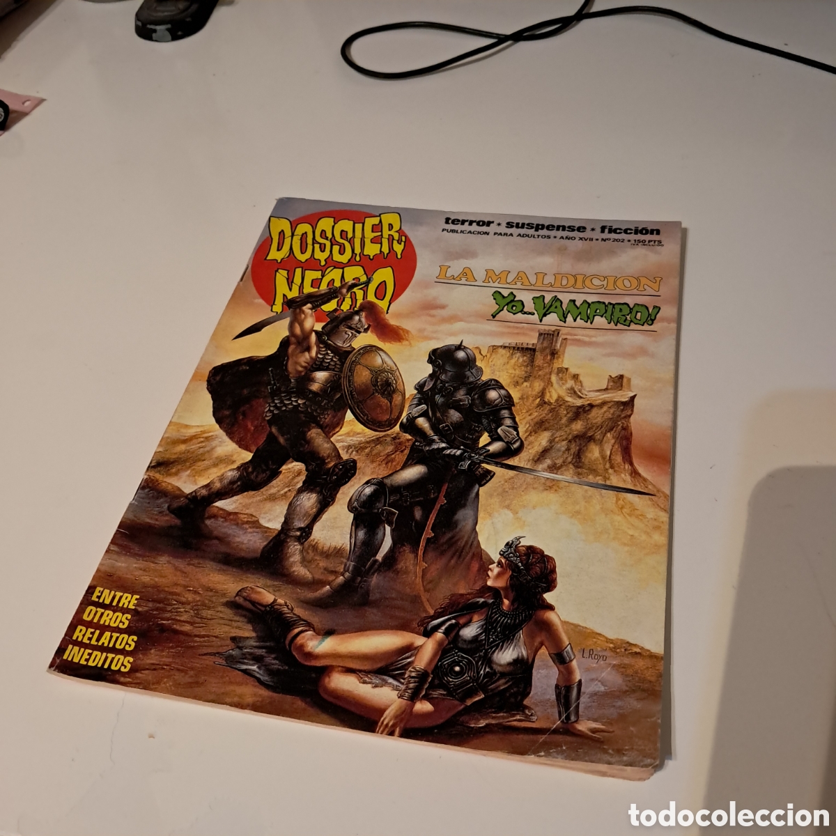 C&oacute;mics: Dossier Negro, numero 202, 150 pesetas - Foto 1