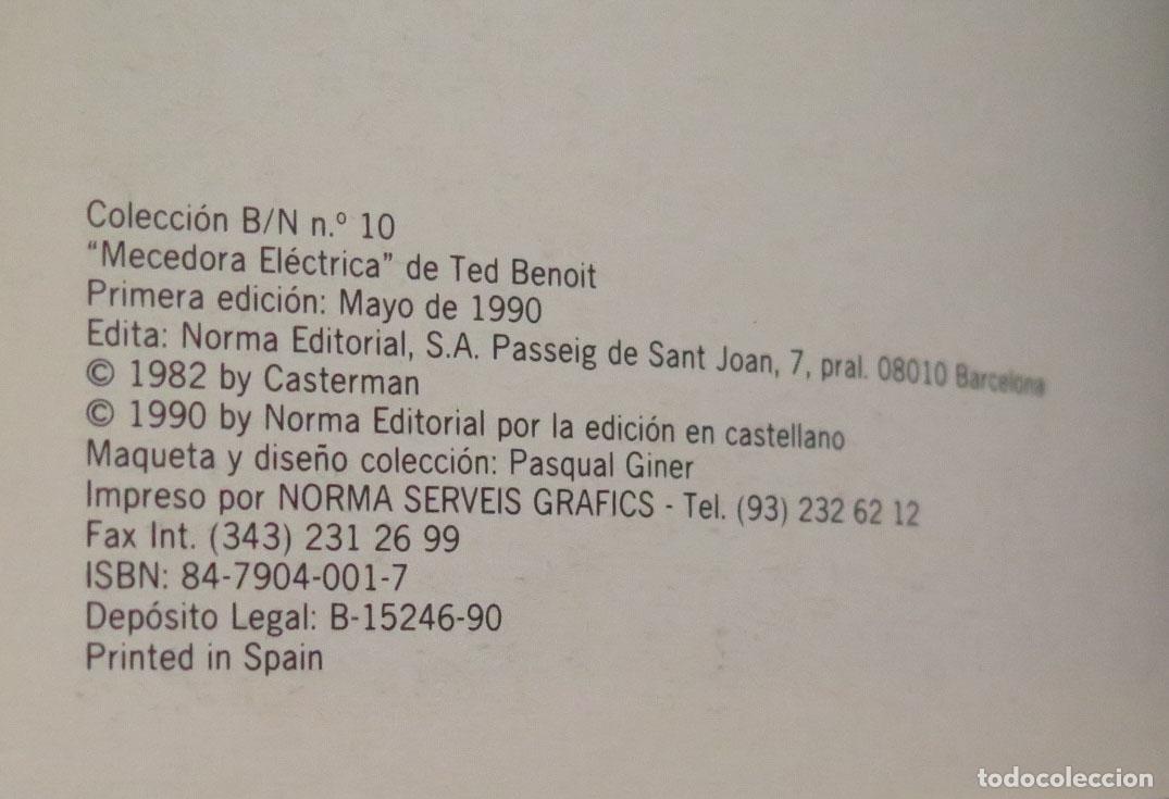 C&oacute;mics: MECEDORA ELECTRICA. TED BENOIT. NORMA EDITORIAL. 10 - Foto 2